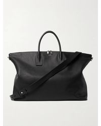 Saint Laurent - Full-grain Leather Tote Bag - Lyst