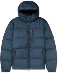 Polo Ralph Lauren - Logo-Embroidered Quilted Padded Shell Hooded Down Jacket - Lyst
