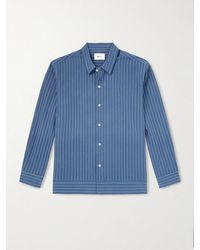 NN07 - Reed 50032 Striped Organic Cotton Shirt - Lyst