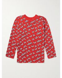 ERL - Sunscreen Slim-Fit Logo-Print Cotton-Jersey T-Shirt - Lyst