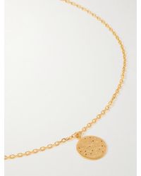 Mikia - Polaris Gold-plated Diamond Pendant Necklace - Lyst