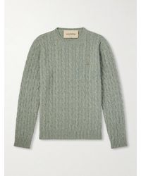 Valentino Garavani - Vlogo-embellished Virgin Wool Sweater - Lyst