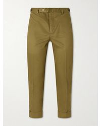 Beams Plus - Ivy Straight-Leg Cotton-Twill Trousers - Lyst