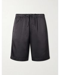 Dries Van Noten - Straight-Leg Twill Drawstring Shorts - Lyst
