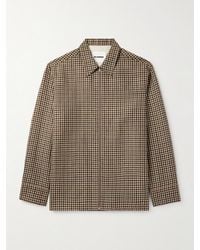Jil Sander - Wool And Linen-Blend Overshirt - Lyst