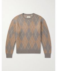 FRAME - Strickpullover mit Argyle-Muster - Lyst