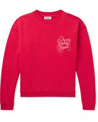 CHERRY LA - Bowling Broncos Logo-embroidered Printed Cotton-jersey Sweatshirt - Lyst