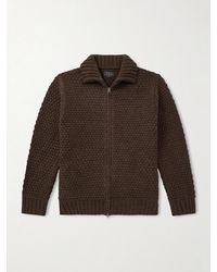 Beams Plus - Zip-Up Wool Sweater - Lyst