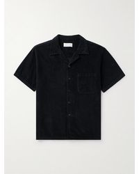 Les Tien - Camp-Collar Garment-Dyed Cotton-Corduroy Shirt - Lyst