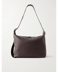 Loewe - Loop Large Logo-Debossed Leather Shoulder Bag - Lyst