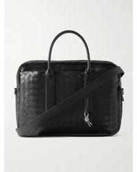Bottega Veneta - Intrecciato Leather Briefcase - Lyst
