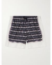 Dries Van Noten - Straight-leg Mid-length Printed Swim Shorts - Lyst