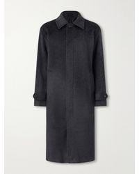 NN07 - Gibson 80040 Brushed Wool-Blend Flannel Coat - Lyst