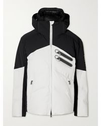 Bogner - Logo-print Colour-block Padded Hooded Down Ski Jacket - Lyst