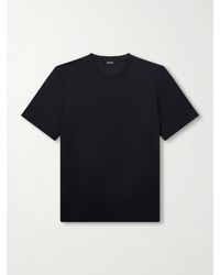 ZEGNA - Wool T-shirt - Lyst