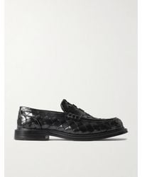 Bottega Veneta - James Intrecciato Leather Penny Loafers - Lyst
