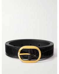 Tom Ford - 3cm Croc-effect Patent-leather Belt - Lyst