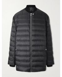 Rick Owens - Moncler Quilted Padded Shell Down Jacket - Lyst