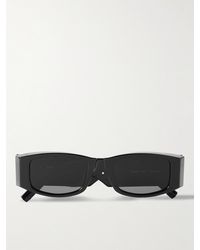 Palm Angels - Rectangular-frame Acetate And Silver-tone Sunglasses - Lyst