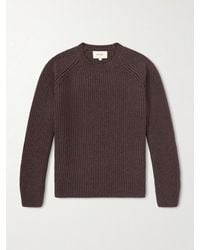 Folk - Direction Ribbed Wool-Blend Sweater - Lyst