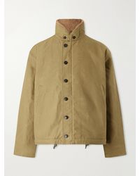 Fortela - Deck Wool Fleece-Lined Cotton-Canvas Jacket - Lyst