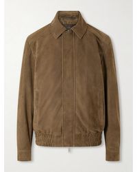 Slowear - Montedoro Suede Blouson Jacket - Lyst