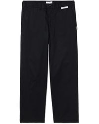 WTAPS - Straight-leg Cotton-blend Twill Trousers - Lyst