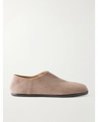 Maison Margiela - Tabi Split-Toe Suede Slippers - Lyst