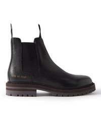 Common Projects - Full-grain Leather Chelsea Boots - Lyst