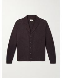 Altea - Shawl-Collar Wool And Cashmere-Blend Cardigan - Lyst