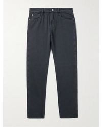 Loro Piana - Quarona Slim-Fit Stretch-Cotton Twill Trousers - Lyst