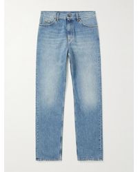 Gucci - Straight-leg Horsebit-detailed Jeans - Lyst