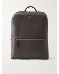 Smythson - Full-Grain Leather Backpack - Lyst