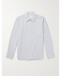 Folk - Easy Fit Linen And Cotton-Blend Shirt - Lyst