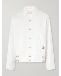 Bode - Knolly Brook Logo-appliquéd Cotton-twill Jacket - Lyst