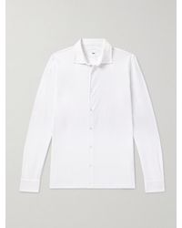 Fedeli - Jason Cotton-Jersey Shirt - Lyst