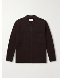 NN07 - Jonas 6398 Merino Wool Overshirt - Lyst