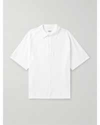 Loewe - Logo-embroidered Cotton-piqué Polo Shirt - Lyst