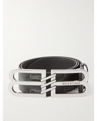 Balenciaga - 4cm Logo-embellished Monogrammed Coated-canvas Belt - Lyst