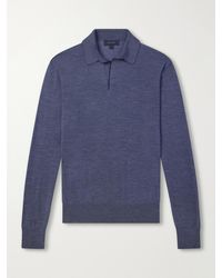 Sease - Lasca Virgin Wool Polo Sweater - Lyst
