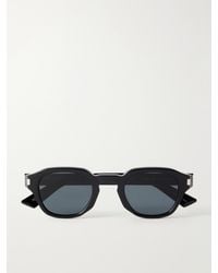 Saint Laurent - Sl 946 Round-Frame Recycled-Acetate Sunglasses - Lyst