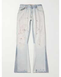 GALLERY DEPT. - 90210 La Flare Distressed Patchwork Flared Jeans - Lyst