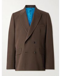 Paul Smith - Double-Breasted Wool-Twill Suit Jacket - Lyst