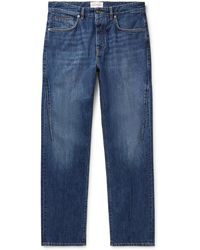 Givenchy - Logo-Embroidered Straight-Leg Jeans - Lyst