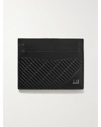 Dunhill - Contour Embossed Leather Cardholder - Lyst