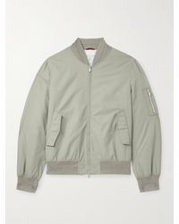 Brunello Cucinelli - Padded Nylon Bomber Jacket - Lyst