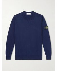Stone Island - Organic Cotton Sweater - Lyst