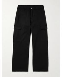 Rick Owens - Straight-Leg Cotton-Twill Cargo Trousers - Lyst