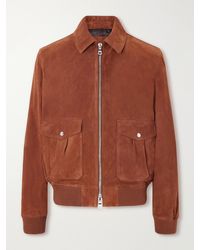 MR P. - Suede Blouson Jacket - Lyst