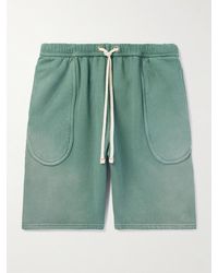 Les Tien - Invert gerade geschnittene Shorts aus Baumwoll-Jersey mit Kordelzugbund - Lyst
